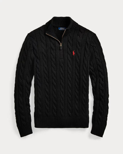 60% OFF | Polo RL Half Zip Sweater