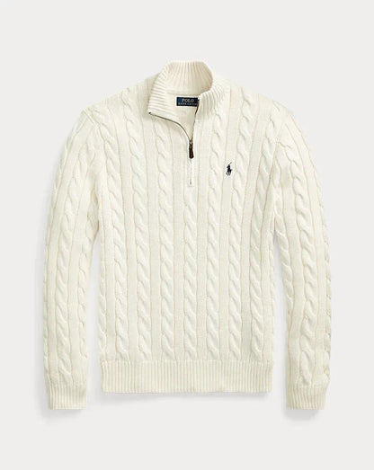 60% OFF | Polo RL Half Zip Sweater